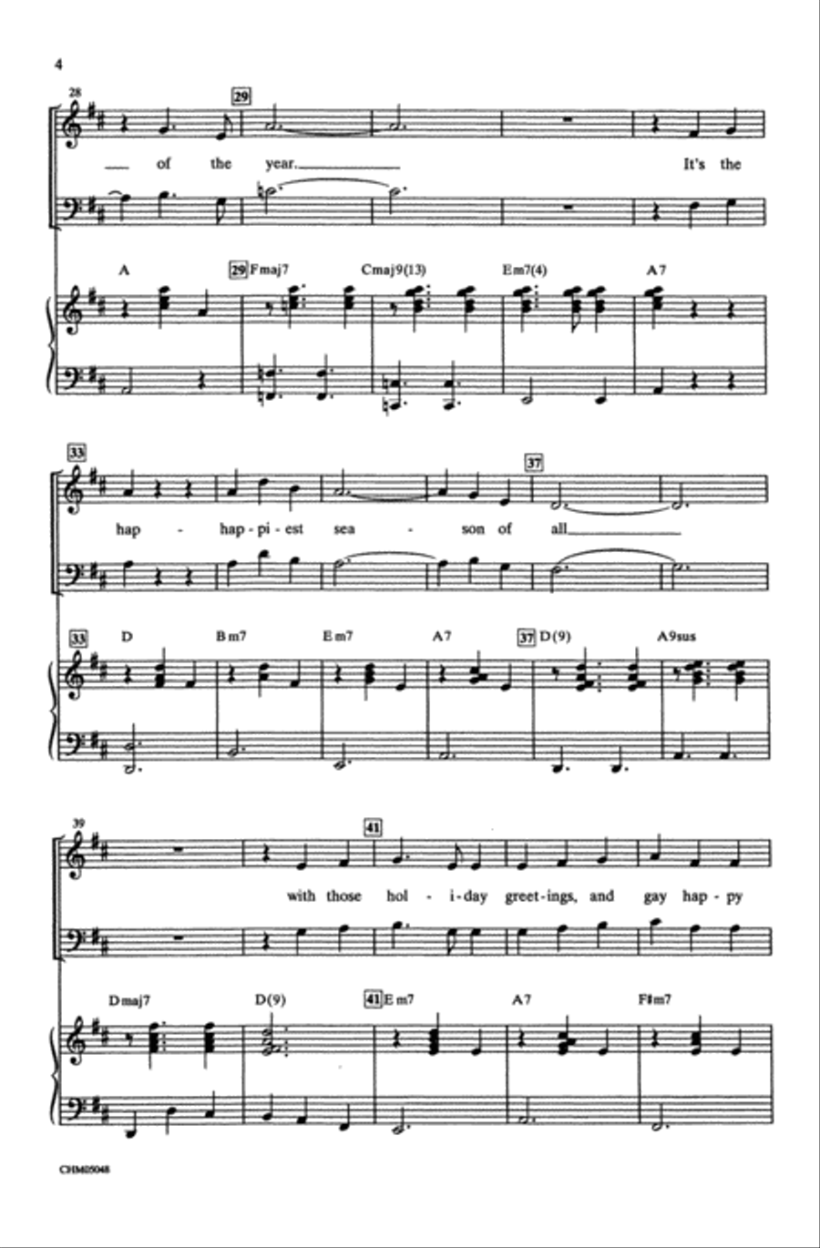 It's the Most Wonderful Time of the Year Choir scores gallery preview page 3