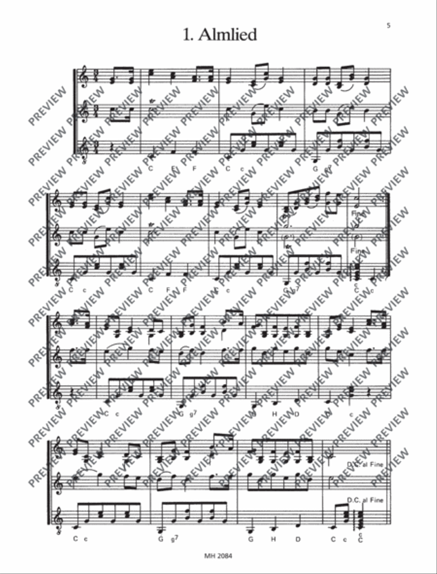 Hackbrett und Flöte Hackbrett und Flöte Flute scores gallery preview page 6