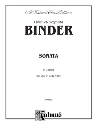 Binder: Sonata in G Major