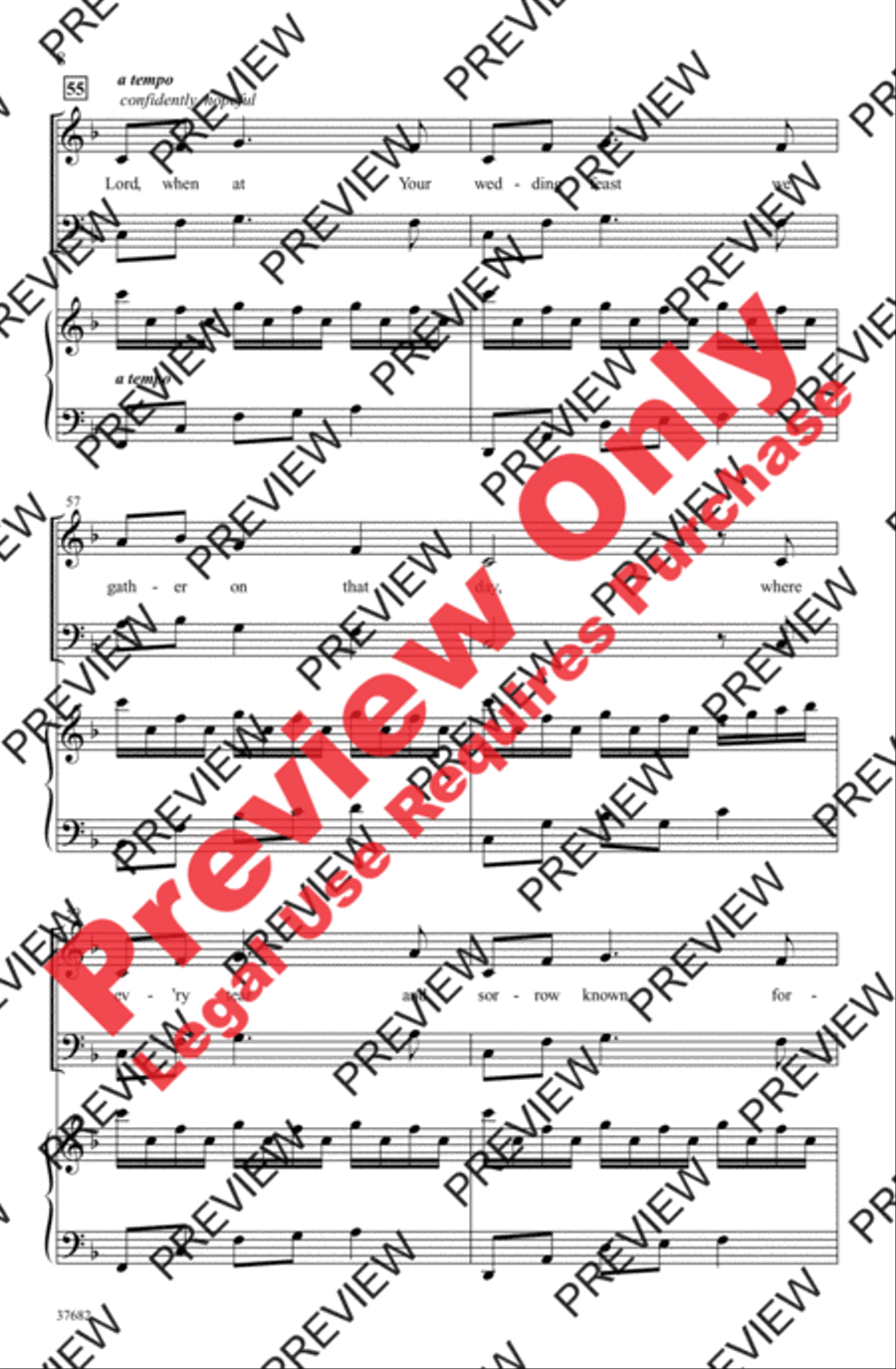 Come and Dine 4-Part scores gallery preview page 8