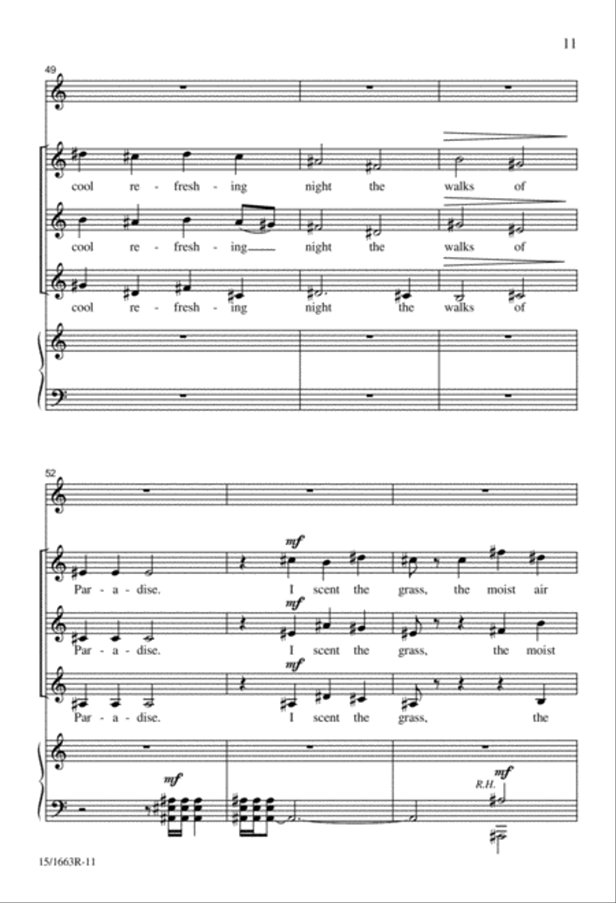 The Mystic Trumpeter SSA scores gallery preview page 11