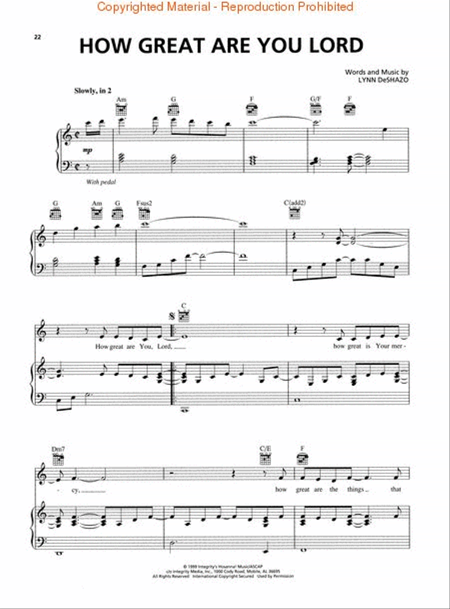 Days of Elijah - The Best of Robin Mark Piano, Vocal, Guitar scores gallery preview page 4