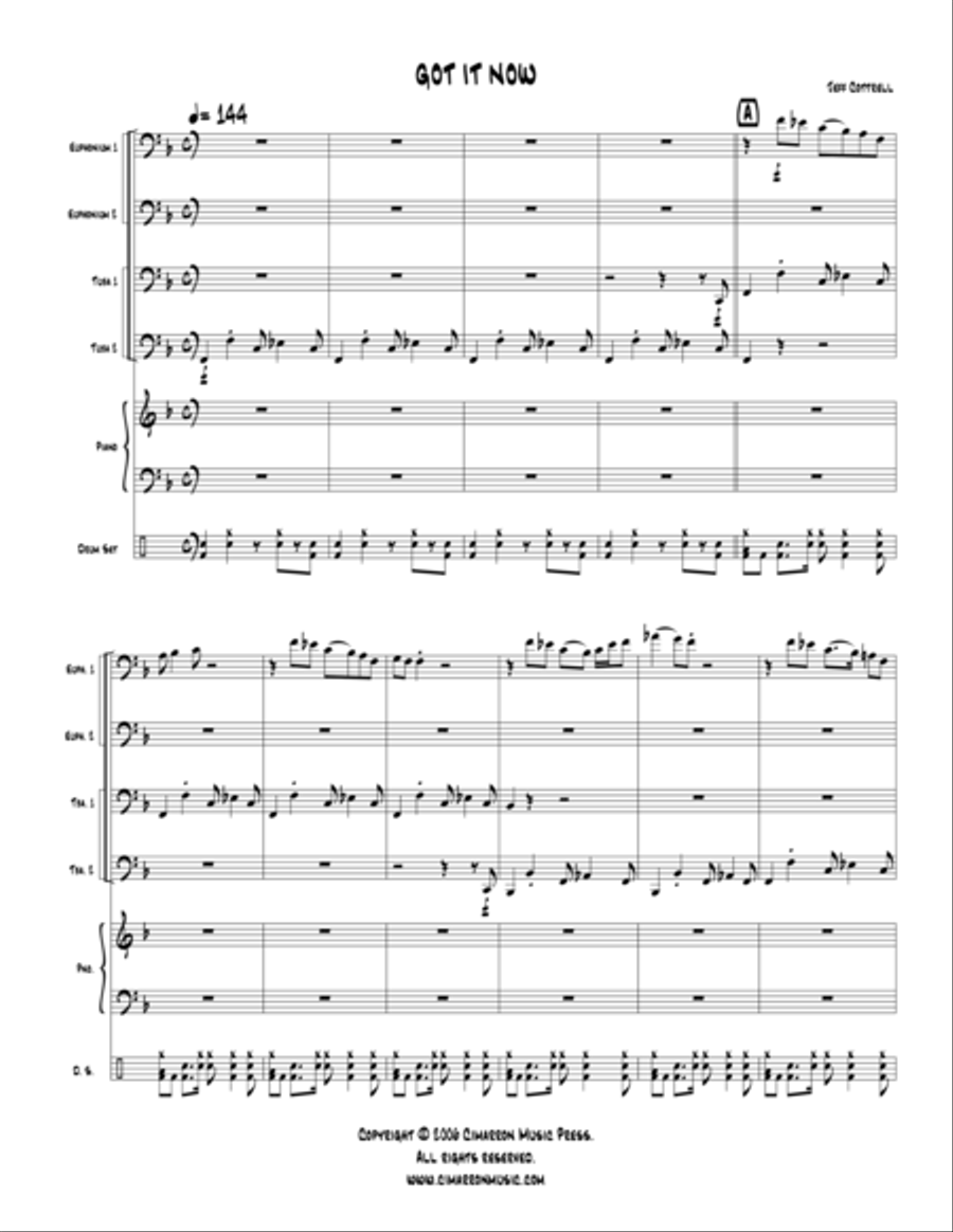 Got It Now Piano Quartet scores gallery preview page 1