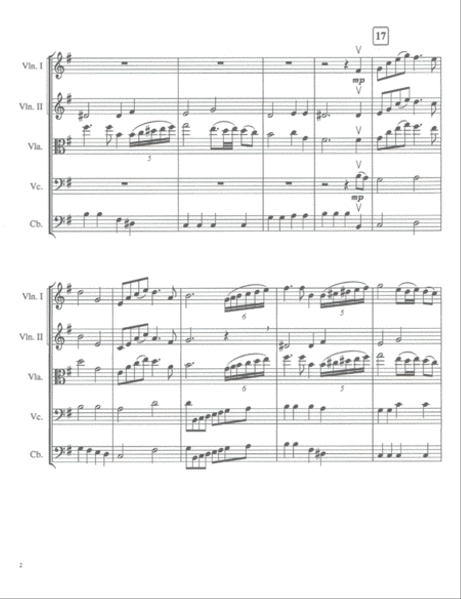 CONCERTINO (2nd Movement) Chamber Music scores gallery preview page 3