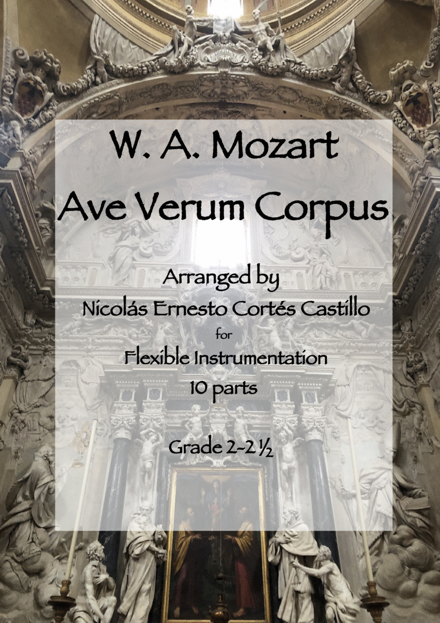 Book cover for Mozart- Ave Verum Corpus (Flexible Instrumentation)