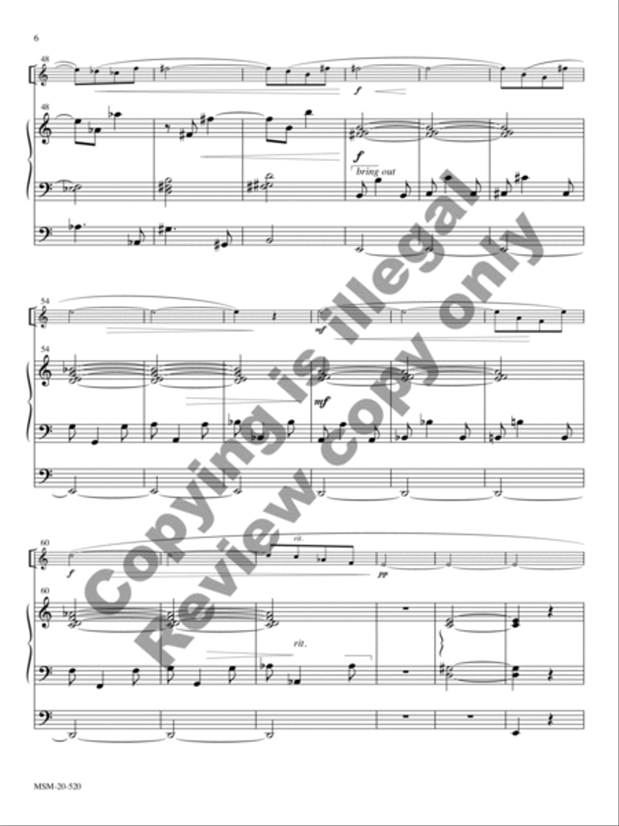 Cantilène Organ scores gallery preview page 9