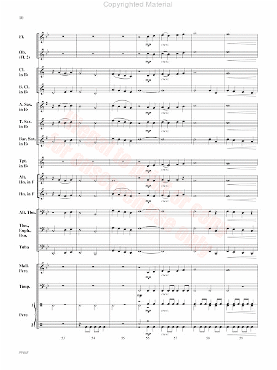 Chronicles Concert Band scores gallery preview page 11