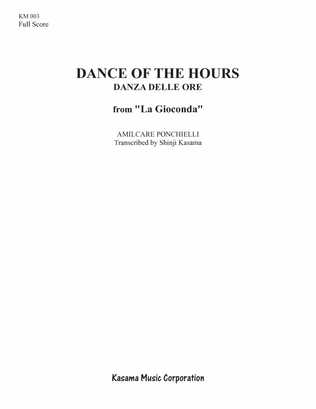 Dance of the Hours (Danza delle ore) from "La Gioconda" (8/5 x 11)