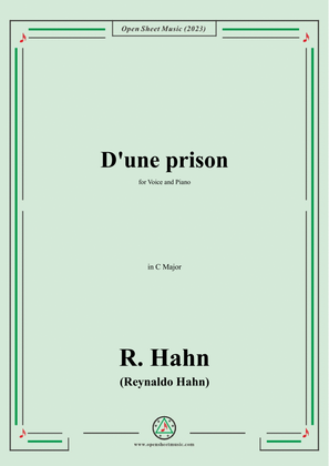 R. Hahn-D'une prison,in C Major