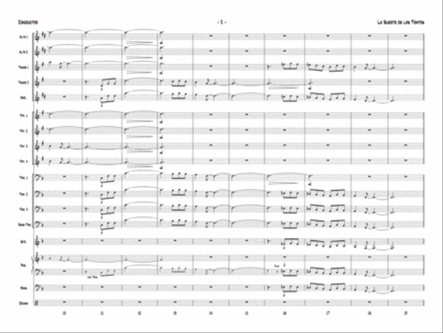 La Suerte de los Tontos Jazz Ensemble scores gallery preview page 3