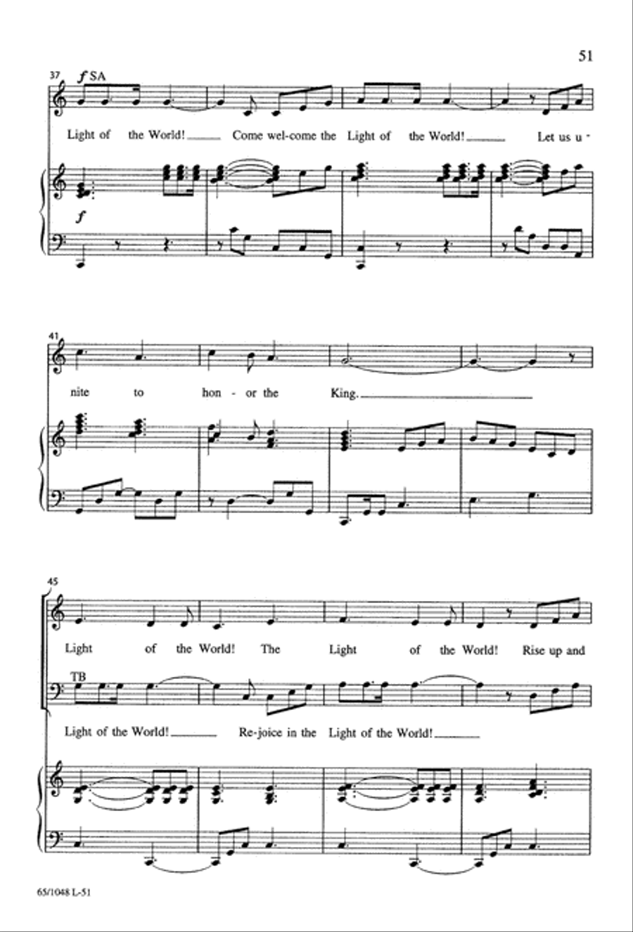 The Light of the World The Light of the World 4-Part scores gallery preview page 53