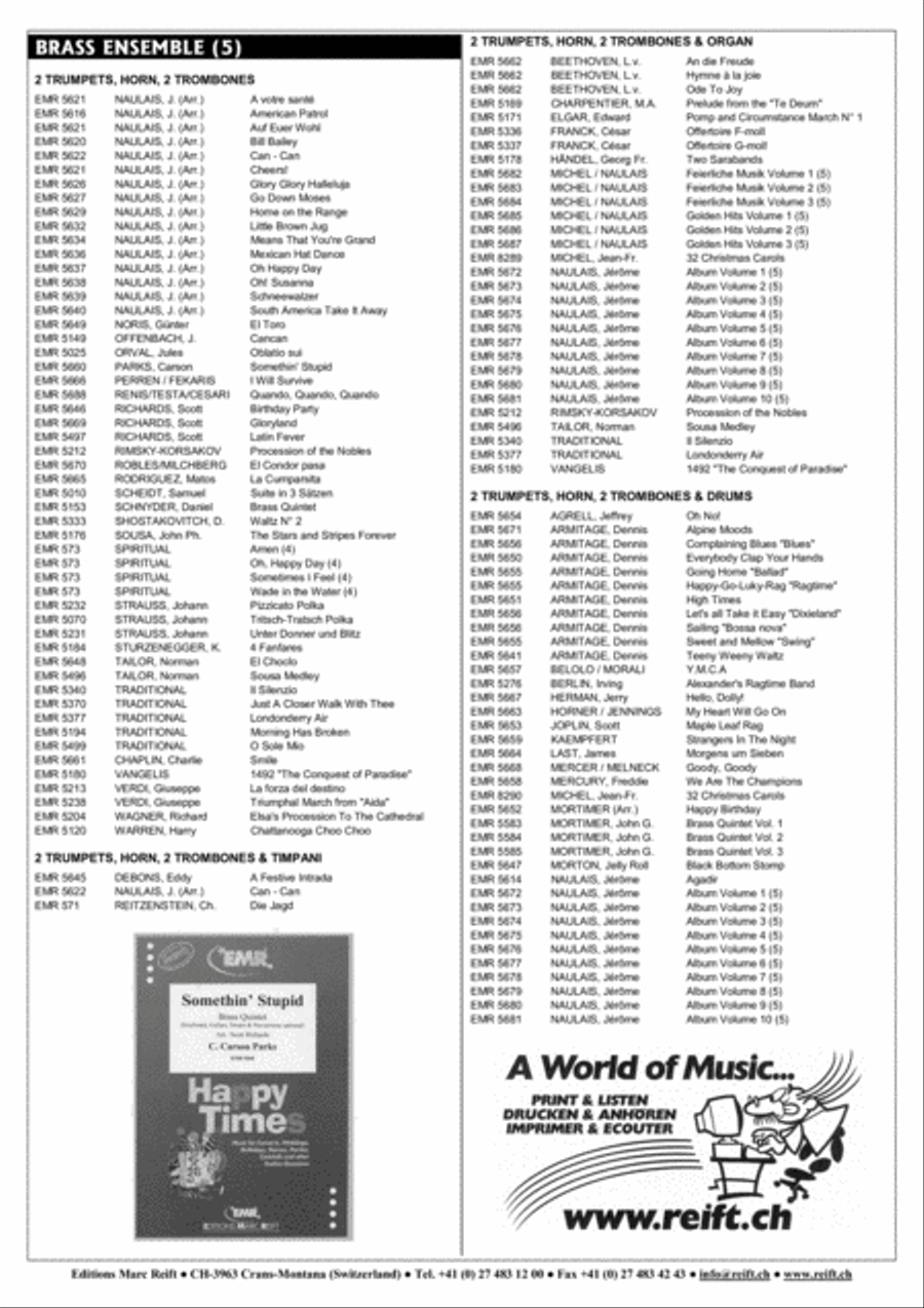 Il Silenzio Brass Ensemble scores gallery preview page 9