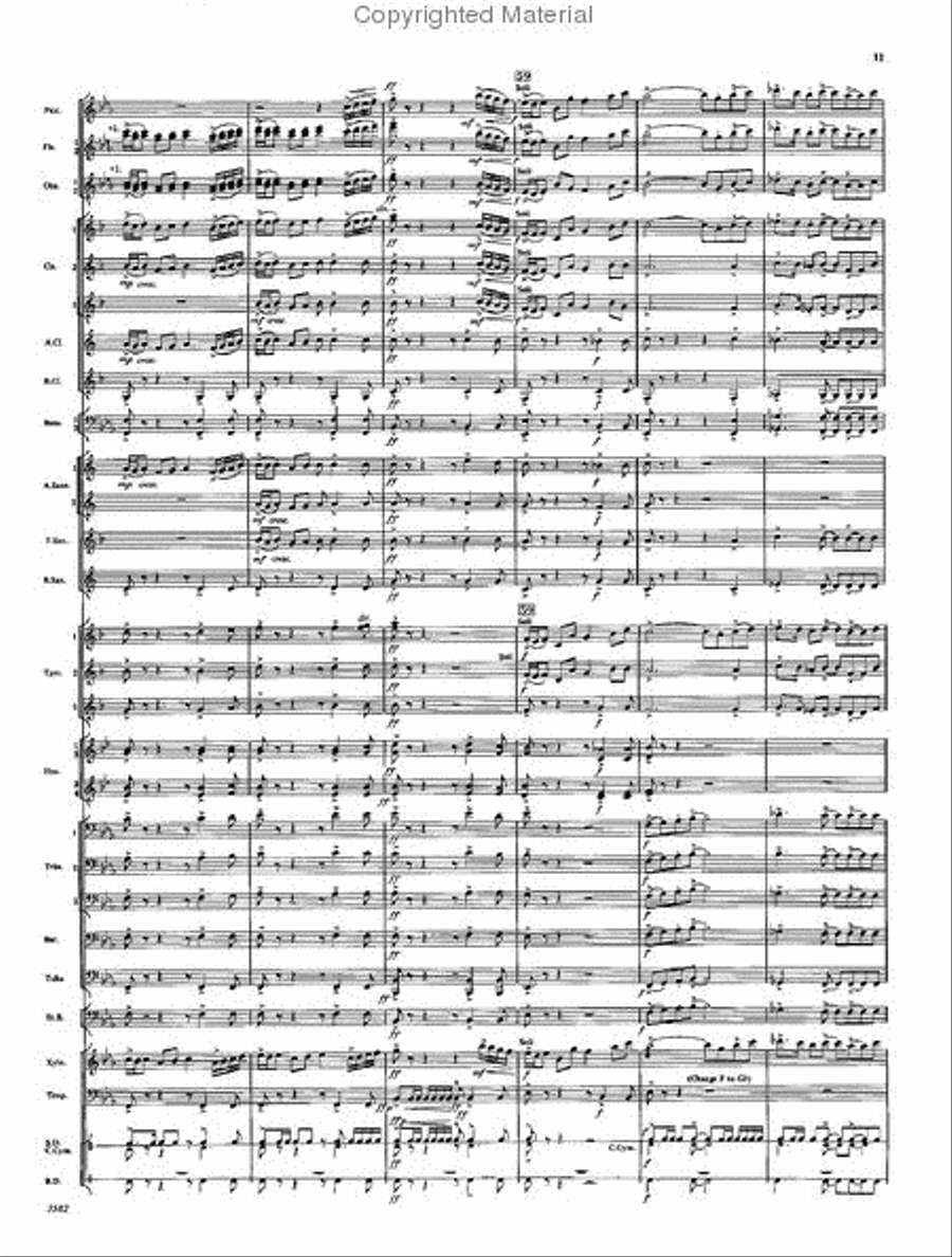 Seagate Concert Band scores gallery preview page 11