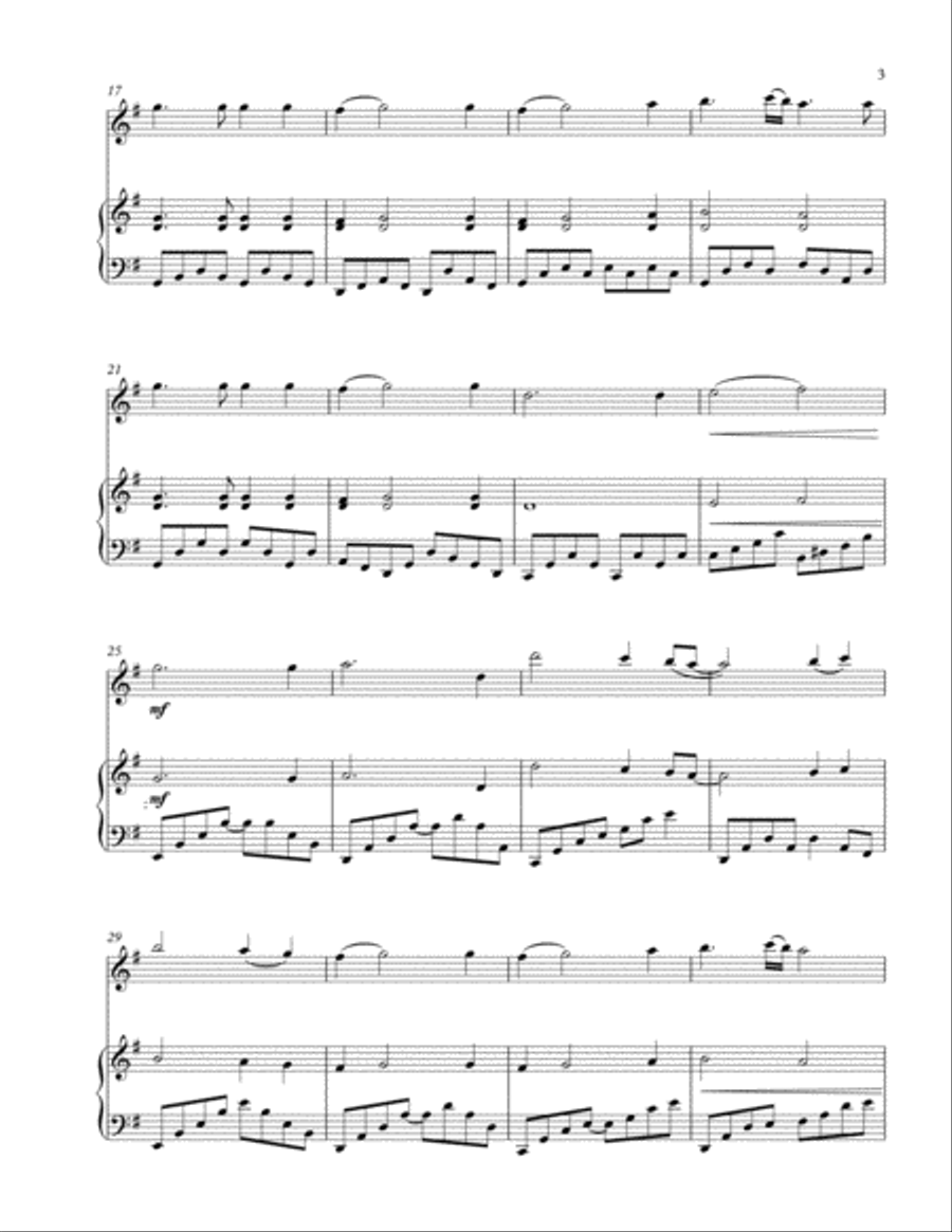 My Heart Will Go On (Love Theme from Titanic) Violin Solo scores gallery preview page 3