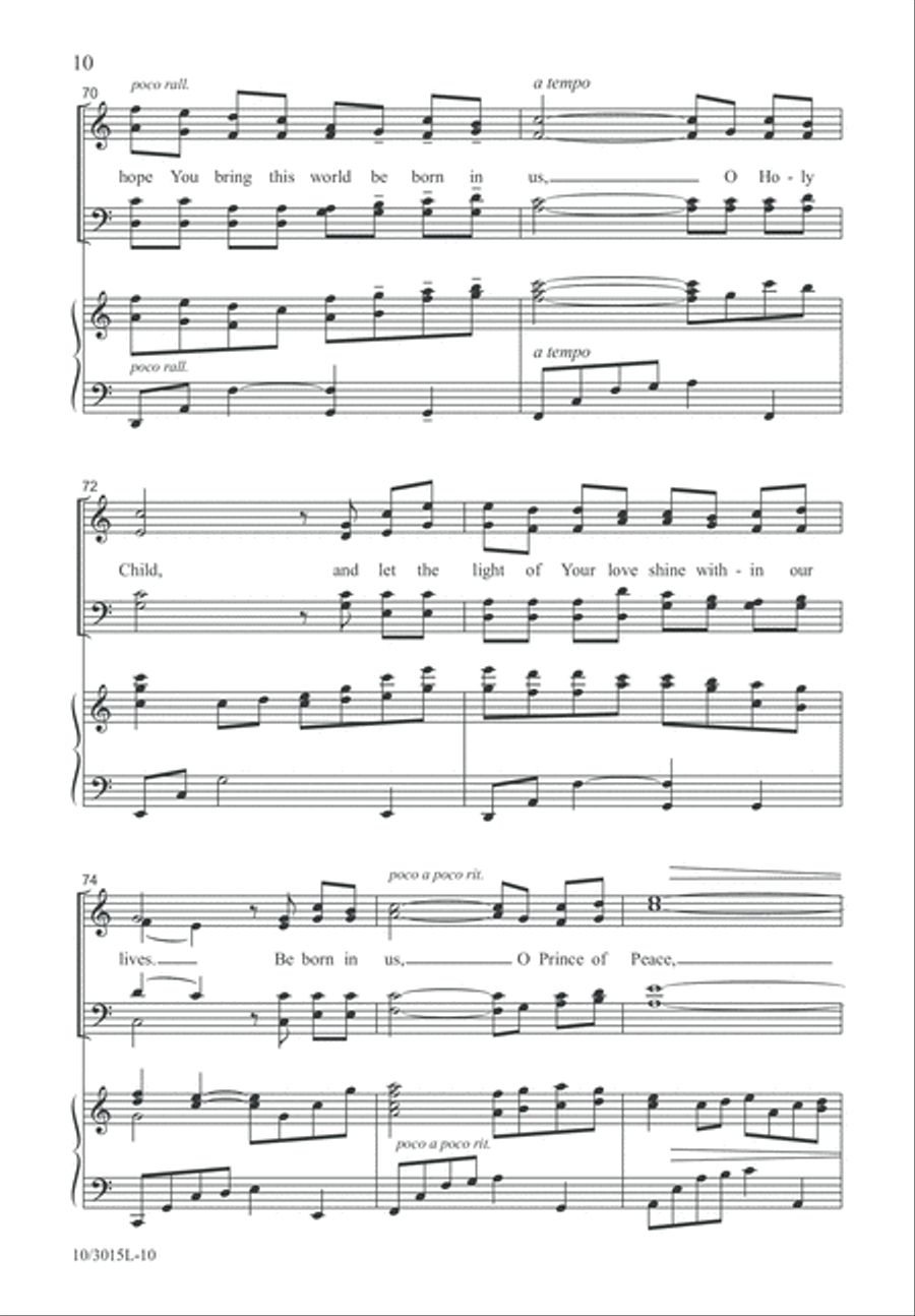 Be Born in Us 4-Part scores gallery preview page 10