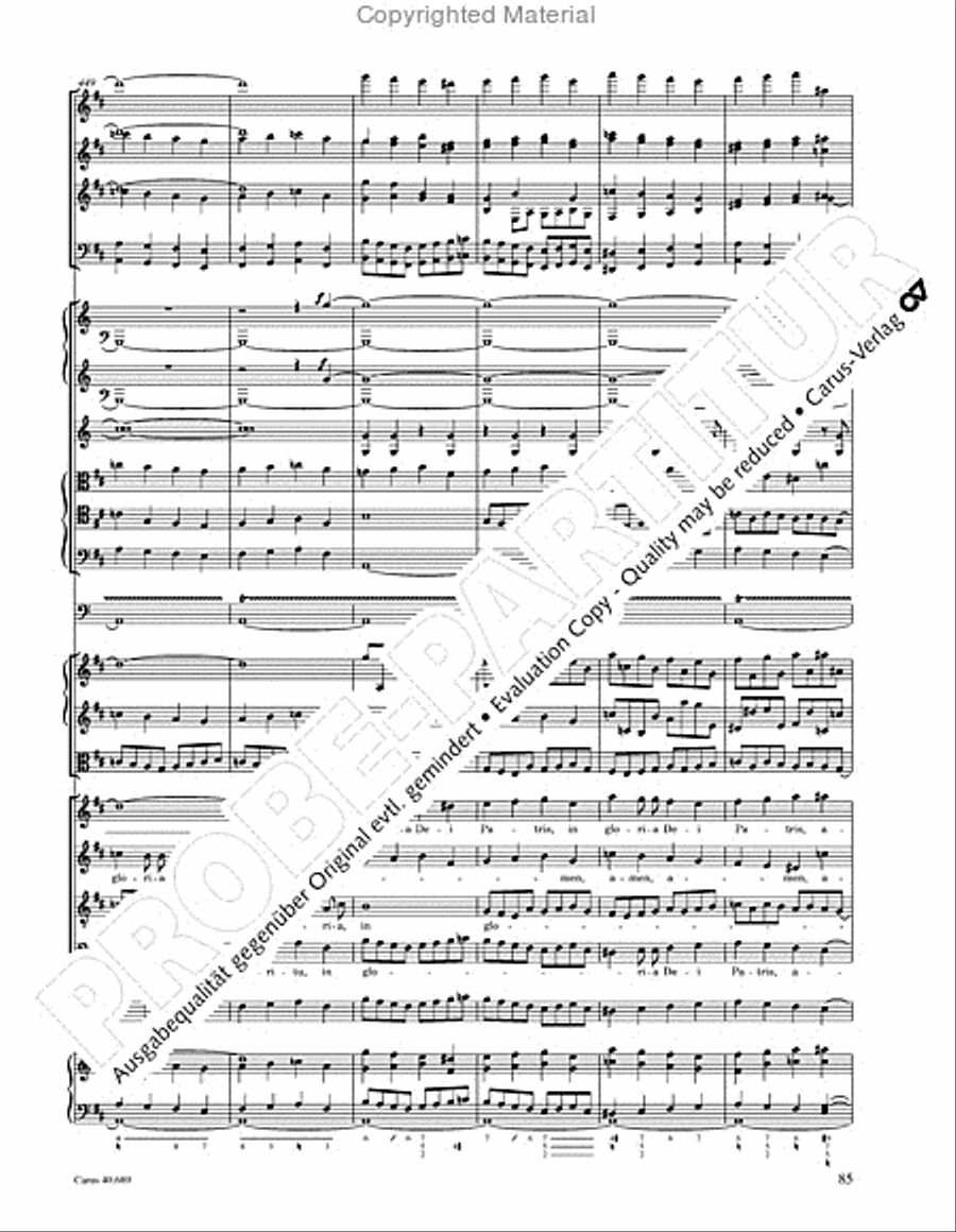 Missa solemnis Missa solemnis 4-Part scores gallery preview page 101