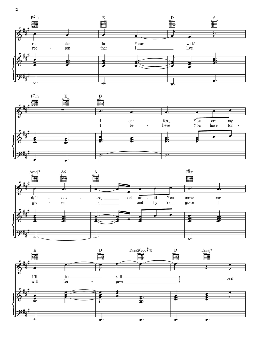 You Hold My World Acoustic Guitar scores gallery preview page 2