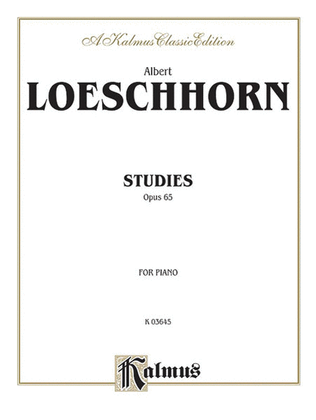 Book cover for Twenty Melodious Studies, Op. 65