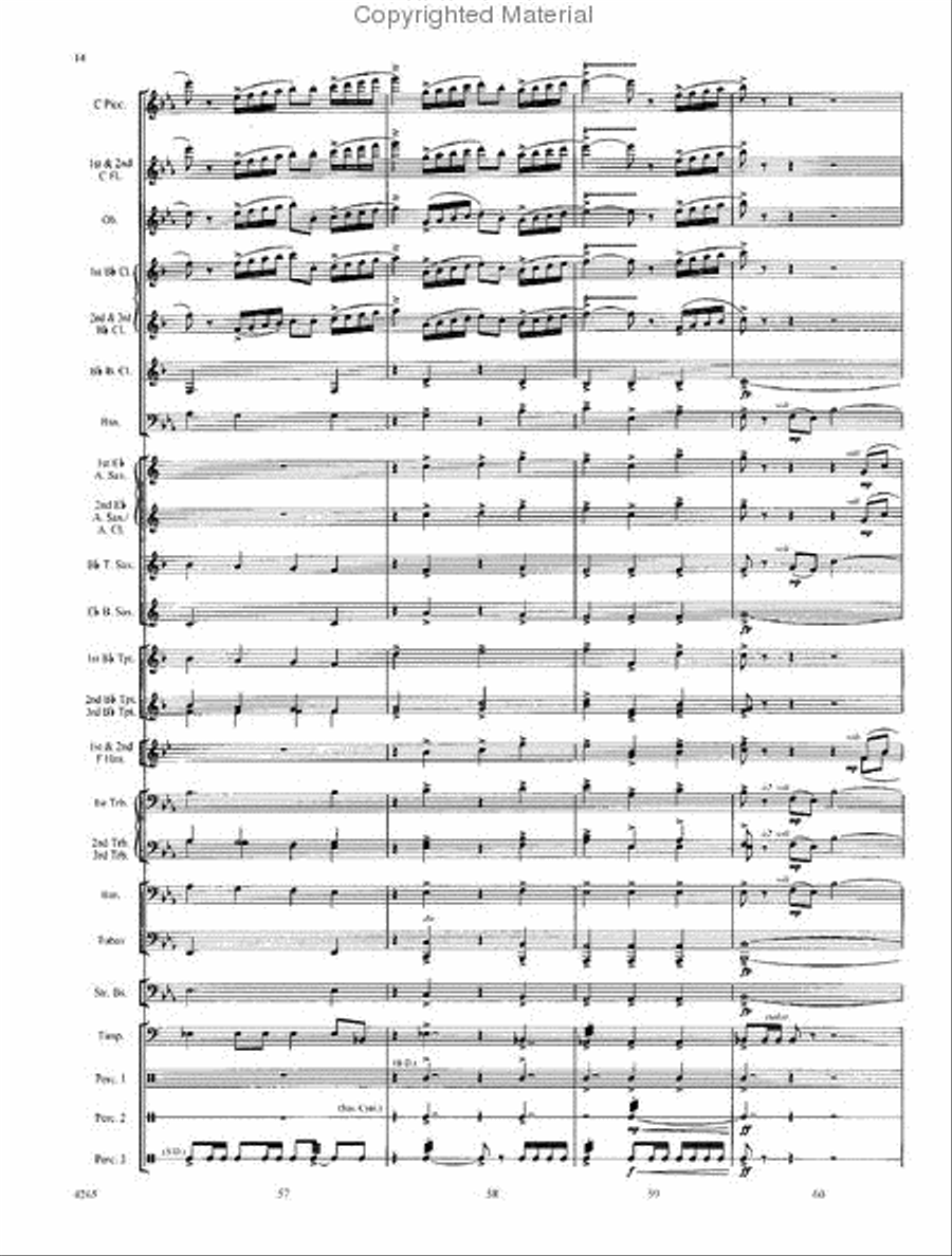 River of Life River of Life Concert Band scores gallery preview page 13