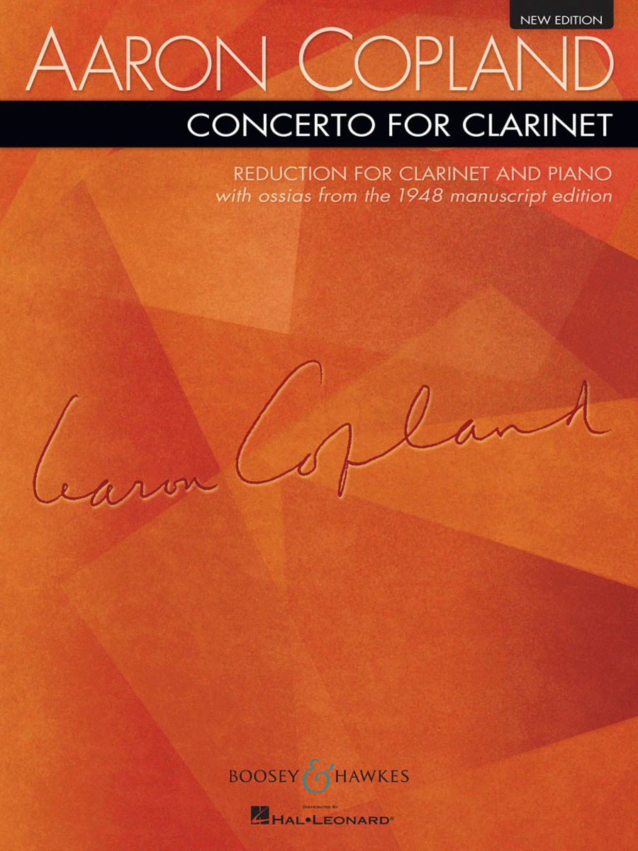 Aaron Copland: Concerto for Clarinet and String Orchestra with harp and piano