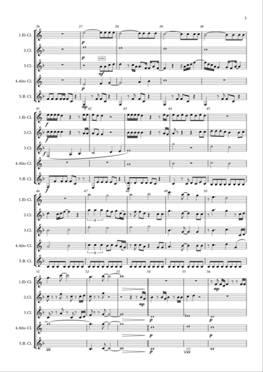 Under Pressure Woodwind Quintet scores gallery preview page 3