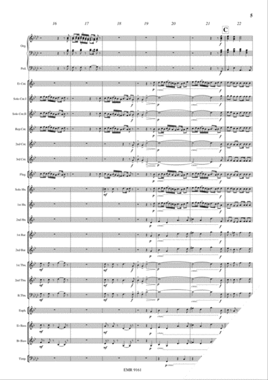Psalm XIX Psalm XIX Brass Band scores gallery preview page 6