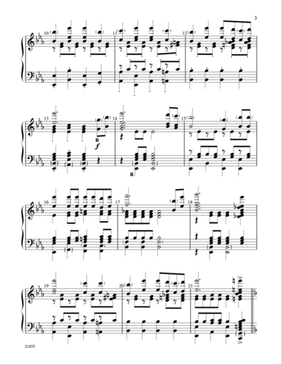 When We All Get to Heaven Handbell Choir scores gallery preview page 3