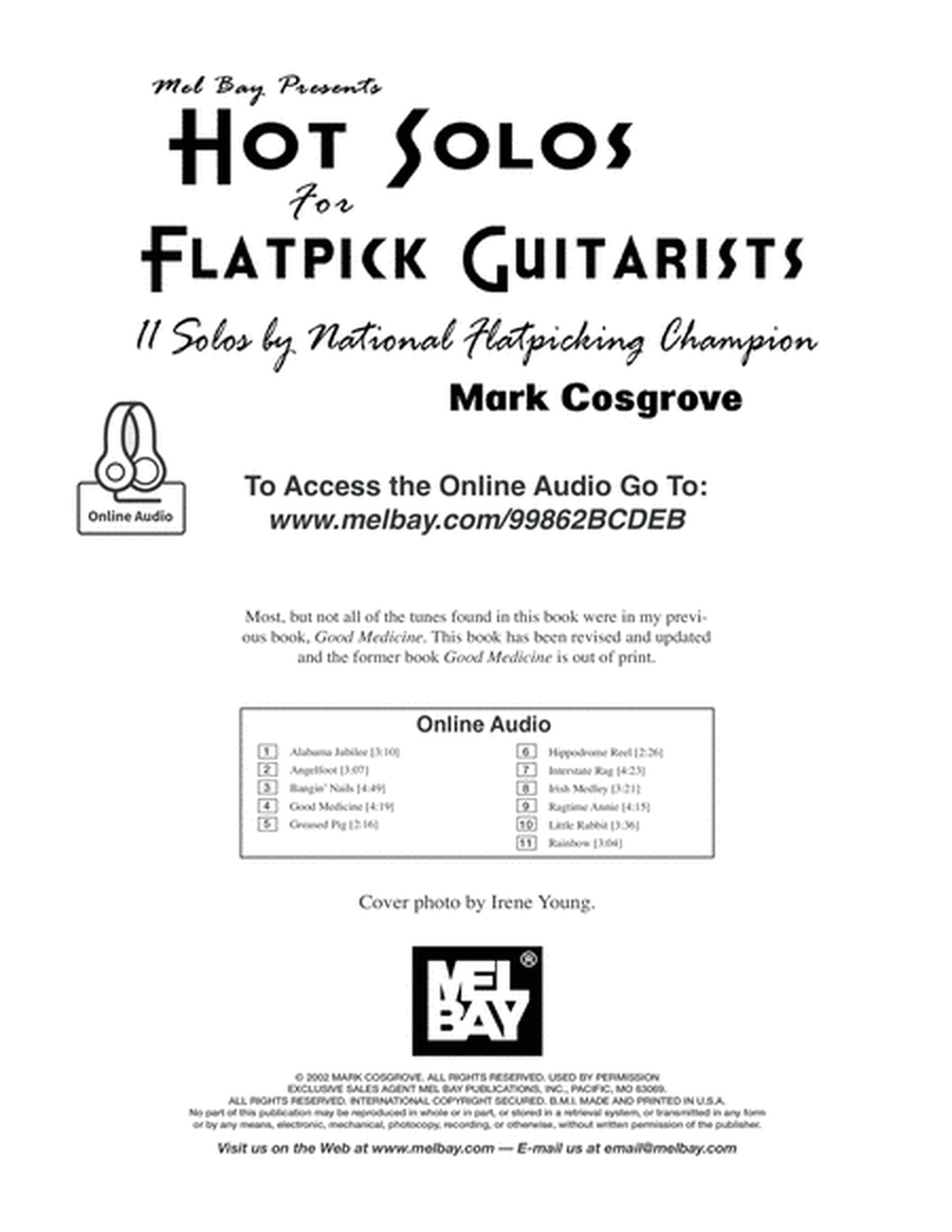 Hot Solos for Flatpick Guitarists image number null