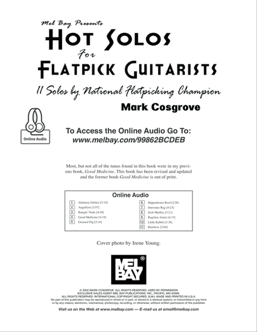 Hot Solos for Flatpick Guitarists Acoustic Guitar scores gallery preview page 2