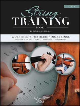 Book cover for String Training, Book 1 - Violin