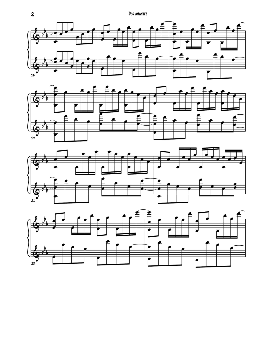 DOS AMANTES DOS AMANTES Guitar Solo scores gallery preview page 2
