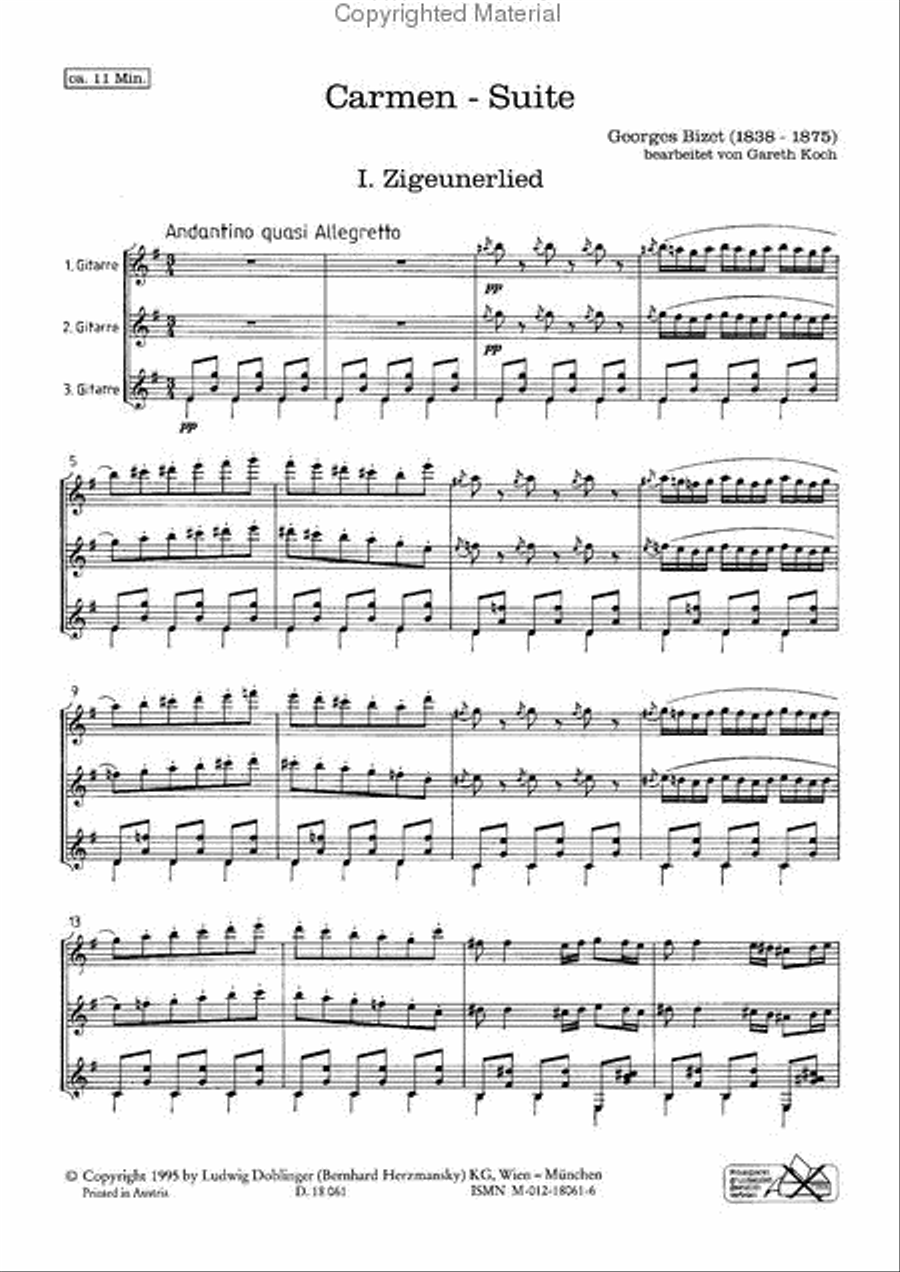 Carmen-Suite Carmen-Suite Score and Part scores gallery preview page 2
