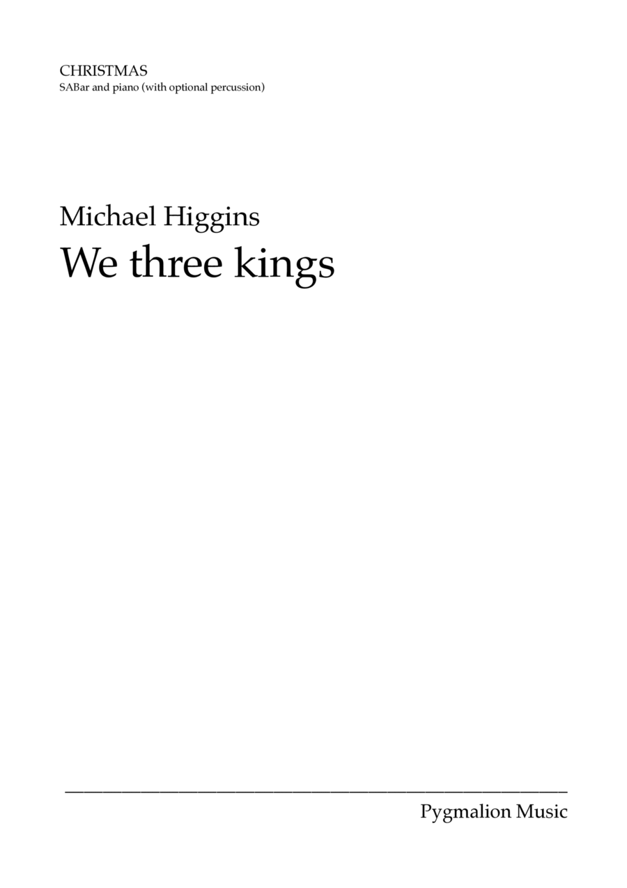 We three kings 3-Part scores gallery preview page 1