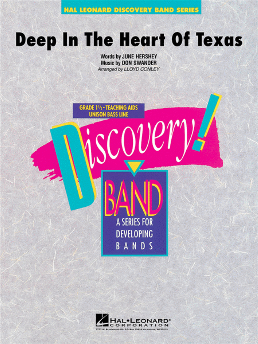 Deep in the Heart of Texas Concert Band scores gallery preview page 1