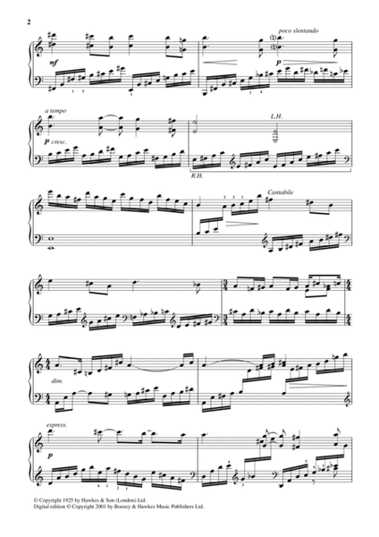 Five Piano Pieces, V. Toccata