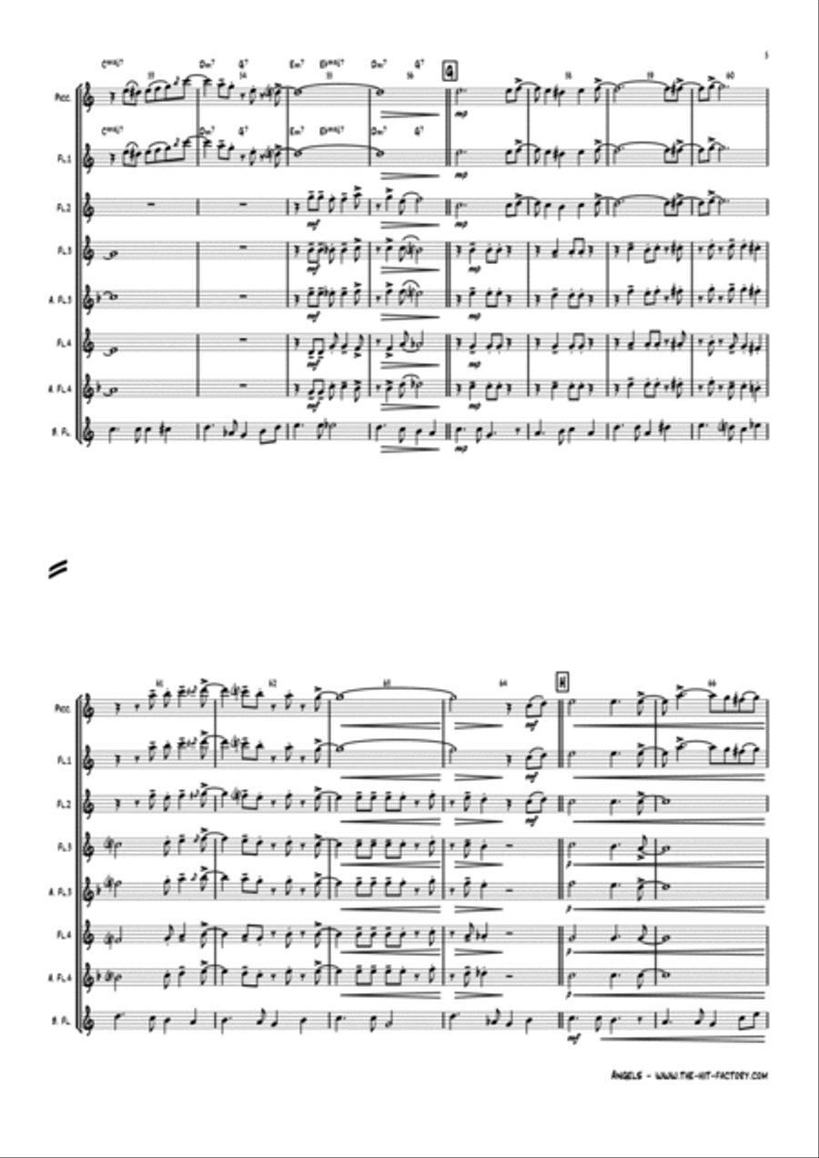 White Christmas Woodwind Ensemble scores gallery preview page 5