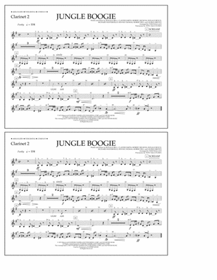 Jungle Boogie - Clarinet 2