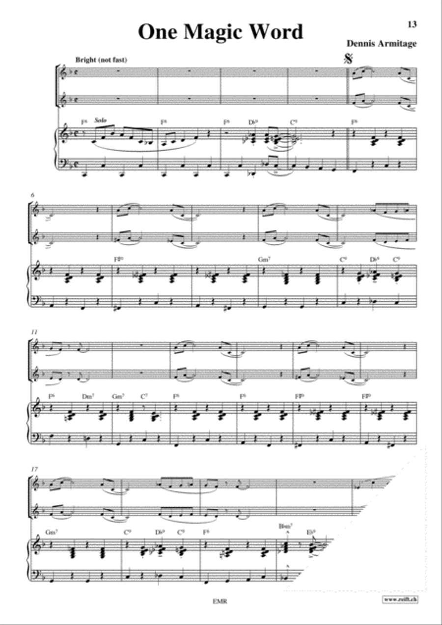 Swing Woodwind Ensemble scores gallery preview page 6