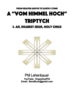 Book cover for Offertory on "Vom Himmel Hoch" (From Heaven Above to Earth I Come), organ work by Phil Lehenbauer