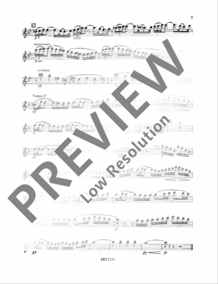 Petite Suite Woodwind Quintet scores gallery preview page 15