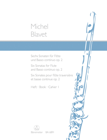 Six Sonatas for Flute and Basso continuo. Book I