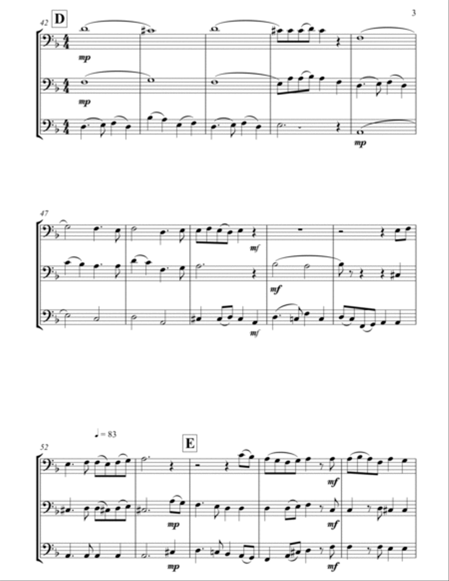 Storm Bay Shanty Brass Ensemble scores gallery preview page 4