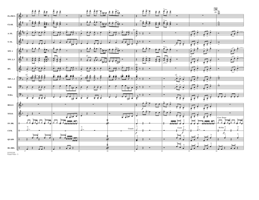 Purple Haze - Full Score Score scores gallery preview page 4