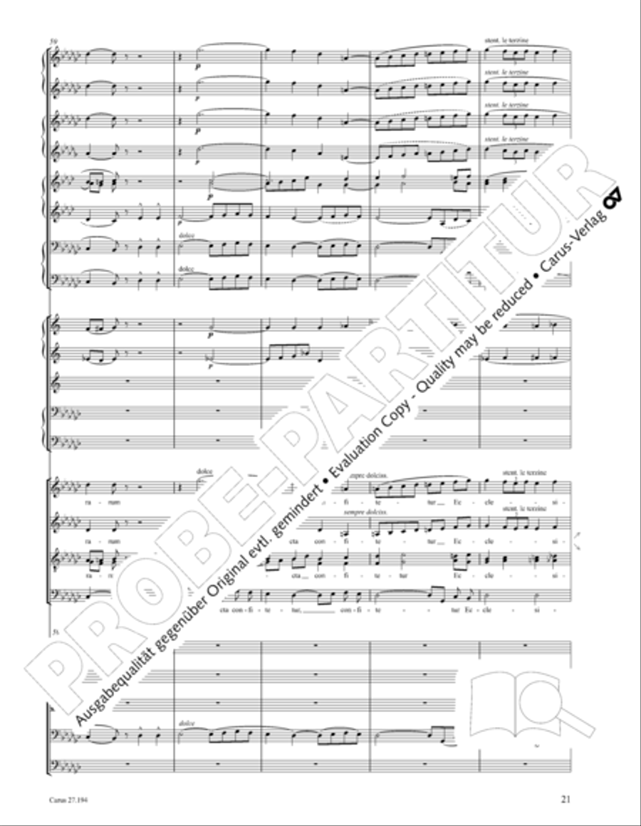 Te Deum Te Deum 4-Part scores gallery preview page 22