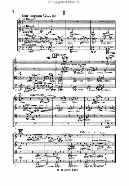 Fifth Movement from String Quartet, Op. 5