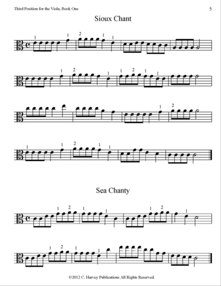 Third Position for the Viola, Book One Viola scores gallery preview page 3