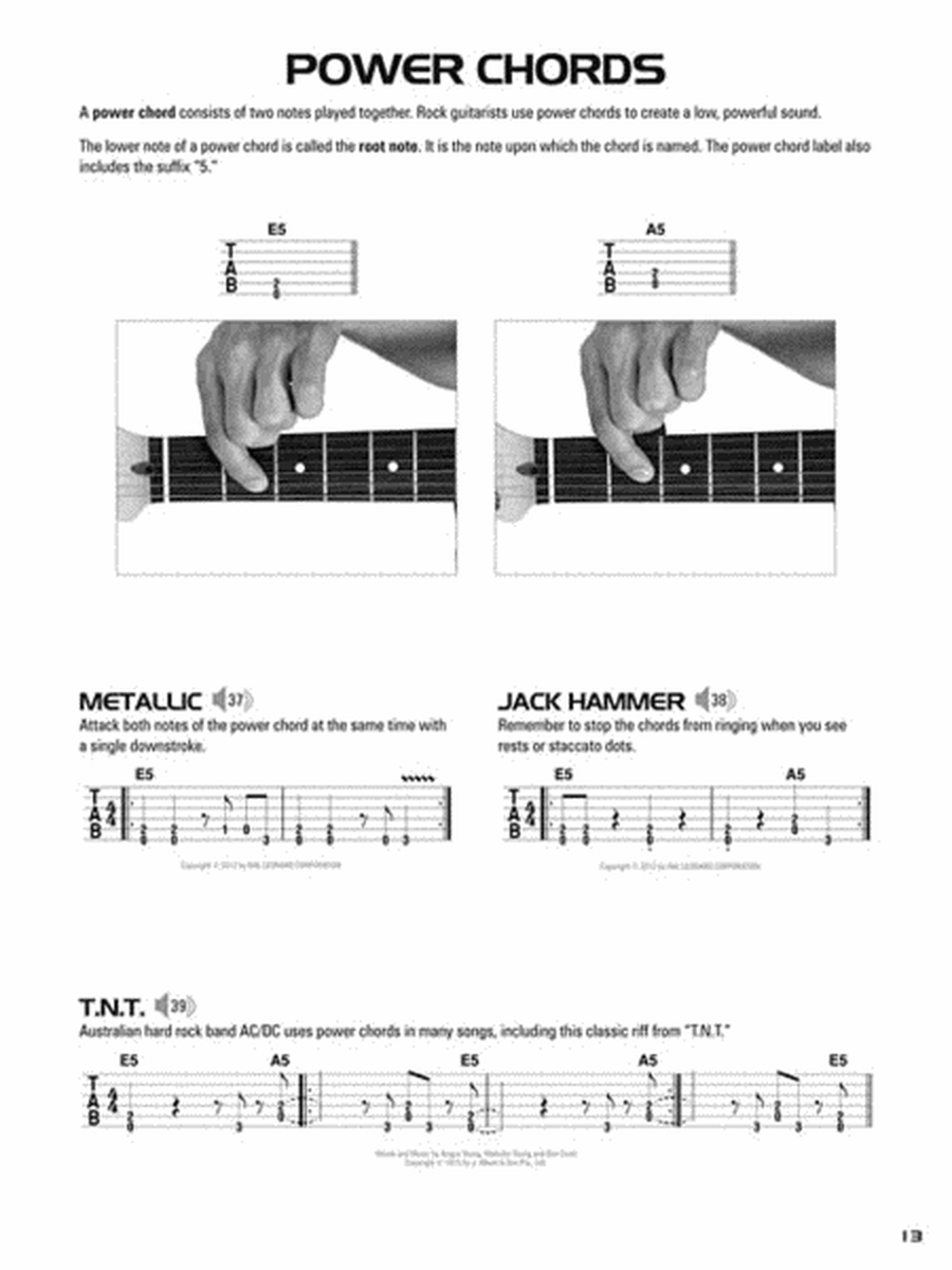 Hal Leonard Guitar Tab Method – Books 1 & 2 Combo Edition image number null