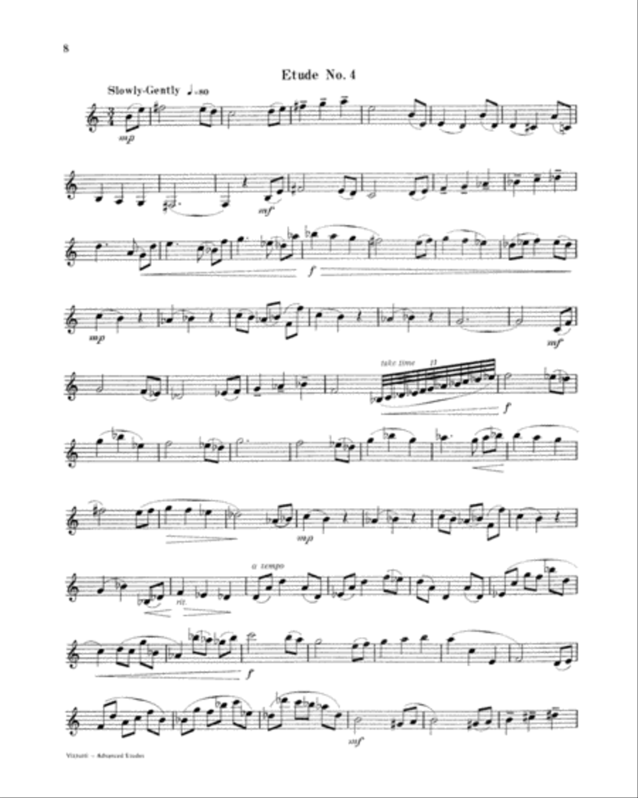 Advanced Etudes Advanced Etudes Trumpet Solo scores gallery preview page 4