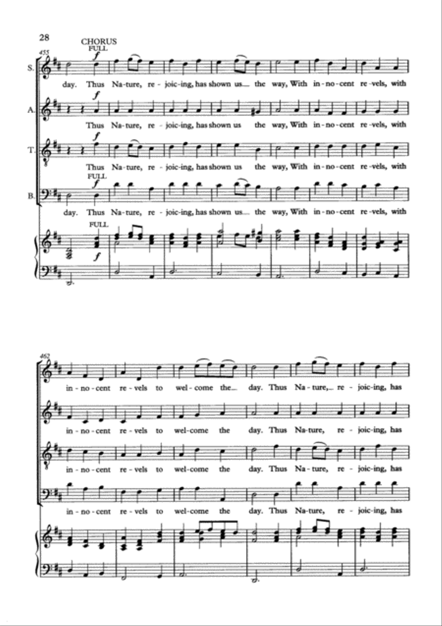 Come, Ye Sons of Art Choir scores gallery preview page 4
