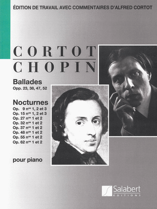 Book cover for Ballades et Nocturnes pour Piano